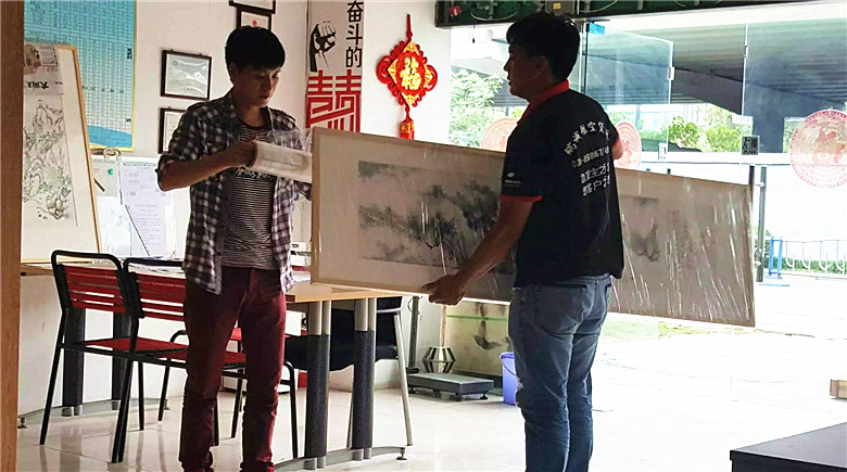 國畫、卷軸航空快遞